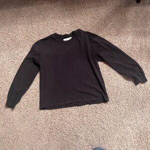 THE GREAT The Long Sleeve Recycled Cotton Tee